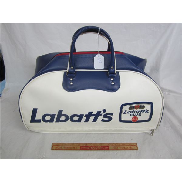 Vintage 1970's Labatt's Blue Sports Bag Like New