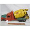 Image 1 : Rare Antique Structo Metal Cement Mixer Truck 1940's