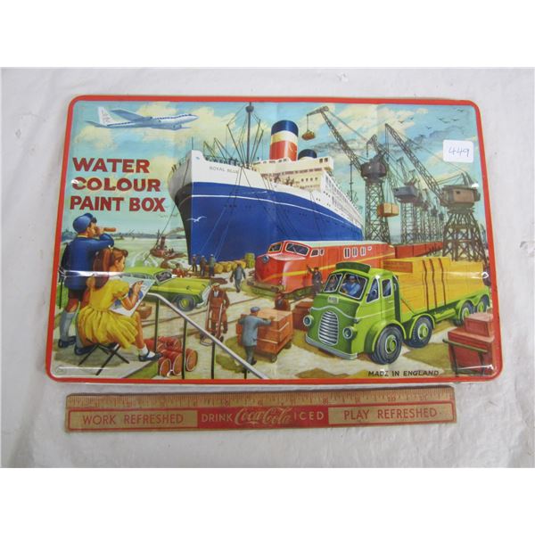 Vintage Watercolor Paint Box Made in England