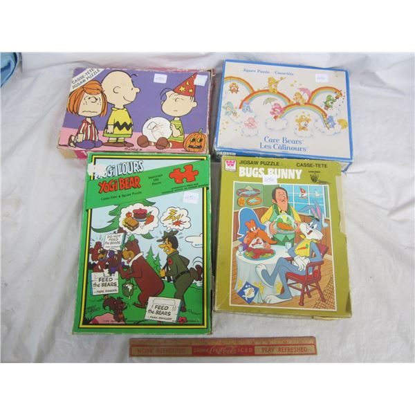 4 Vintage Collectible Puzzles