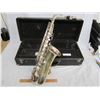 Image 2 : Antique Cavalear Silverplated Saxaphone Complete in good shape with case