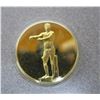 Image 2 : Apoxyomenos. From the Ancient Greece medals series. A beautiful gold-plated bronze medal measuring 5
