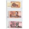 Image 1 : Lot of 3 Cambodian notes. 2002 50 Riels, 2014 100 Riels, 2014 500 Riels. All Unc. Notes from Cambodi