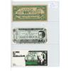Image 1 : Lot of 3 Political Satire Scrip. John Diefenbaker, Joe Clark, & Pierre Trudeau. Nice.
