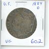 Image 1 : U.S. 1884 O Morgan Silver Dollar. New Orleans Mint. VG-8.