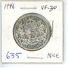 Image 1 : 1946 Silver 50 Cents. VF-30. Nice.