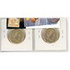 Image 2 : Lot of 2 2020 United Nations Loonies. Red & Blue Colourized and Regular. Both BU, from an original m