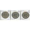 Image 1 : Lot of 3 1968 Regina Trade Dollars. Large Date Magnetic, Small Date Magnetic, Small Date Non-Magneti