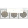 Image 2 : Lot of 3 1968 Regina Trade Dollars. Large Date Magnetic, Small Date Magnetic, Small Date Non-Magneti