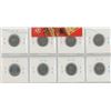 Image 2 : Lot of 8 Canadian Error & Variety Nickel 5 Cents 1939 – 1964. Includes Spikes behind head from Die C