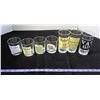 Image 1 : 6 Labelled Highball Glasses