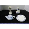 Image 1 : Vintage Teapot, 4 Saucers etc.