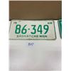 Image 2 : 1968-1969 Sask Licence Plates