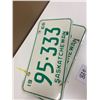 Image 3 : Pair of 1968 Sask Licence Plates