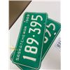 Image 3 : Pair of 1969 Sask Licence Plates