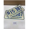 Image 1 : Pair of 1976 Sask Licence Plates