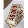 Image 3 : Pair of 1971 Sask Licence Plates