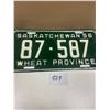 Image 2 : 1956 Sask Licence Plate