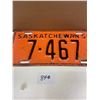 Image 2 : 1950 Sask Licence Plate