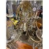 Image 4 : Chandelier - Lots of Prisms - 7 Lights - 24" across 22" tall, excellent condition