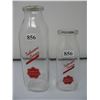 Image 1 : NORTHWESTERN CREAMERY MILK BOTTLES - VICTORIA,  B.C. -  Pint & Half Pint