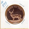 Image 1 : 1 OUNCE COPPER  .999 FINE - WHITE TAIL DEER