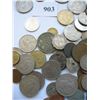 Image 2 : FOREIGN COINS - LOT of 100 (All Different - Either Countries,  Dates,  or Demominations) - Nice Mixt