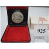 Image 1 : 1972 CANADIAN CASED SILVER DOLLAR - VOYAGEUR DESIGN