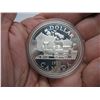 Image 2 : 1981 CANADIAN CASED SILVER DOLLAR - TRANS-CANADA RAILWAY CENTENNIAL