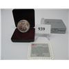 Image 1 : 1993 CANADIAN CASED SILVER DOLLAR - STANLEY CUP 100th ANNIVERSARY (.925 Silver)