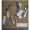 Image 2 : Lot of Cabinet Handles - Chrome, Nickle, White