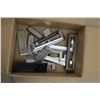 Image 3 : Lot of Cabinet Handles - Chrome, Nickle, White