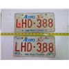 Image 1 : Lot of 2 Alberta License Plates