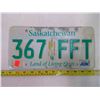 Image 1 : Sask. License Plate