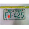 Image 1 : Sask. Trailer License Plate
