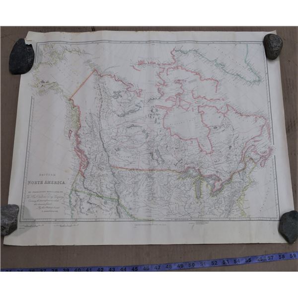 Mid 1700's Map of Canada