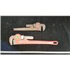 Image 1 : 2 Vintage Pipe Wrenches