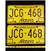 Image 1 : Matched Pair Alberta Plates