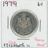 Image 1 : 1979 Elizabeth II 50 cent Round Bust AU
