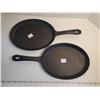 Image 1 : 2 CAST IRON OMELETTE PANS