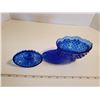 Image 3 : BLUE HOBNAIL SHOE CANDY DISH