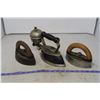 Image 1 : 2 Sad Irons + Vintage Steam Iron