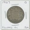 Image 1 : 1907 Edward VII 50 Cent G