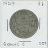 Image 1 : 1929 George V 50 Cent VF