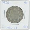 Image 1 : 1936 George VI 50 Cent VF