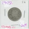 Image 1 : 1902 Edward VII 25 Cent VG