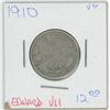 Image 1 : 1910 Edward VII 25 Cent VG