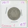 Image 1 : 1917 George V 25 Cent VG
