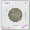 Image 1 : 1921 George V 25 Cent VG