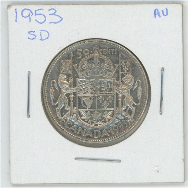 1953 SD Laureta Elizabeth II 50 Cent